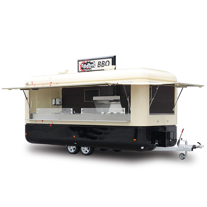Equipment Of Coffee Shop - Remorque de concession pour barbecue, entièrement