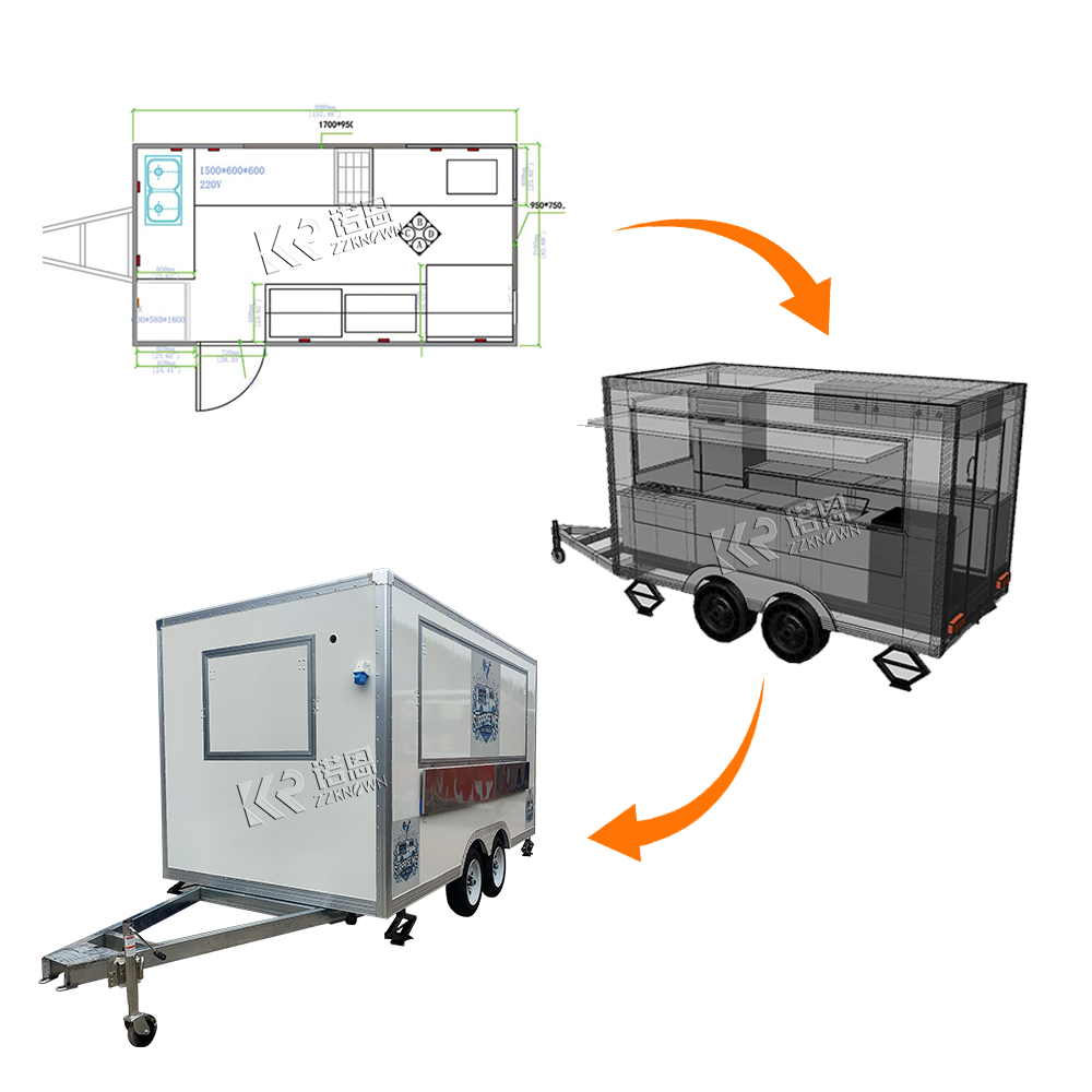Remorques à café entièrement é - Mobile Coffee Van Equipment avis et prix